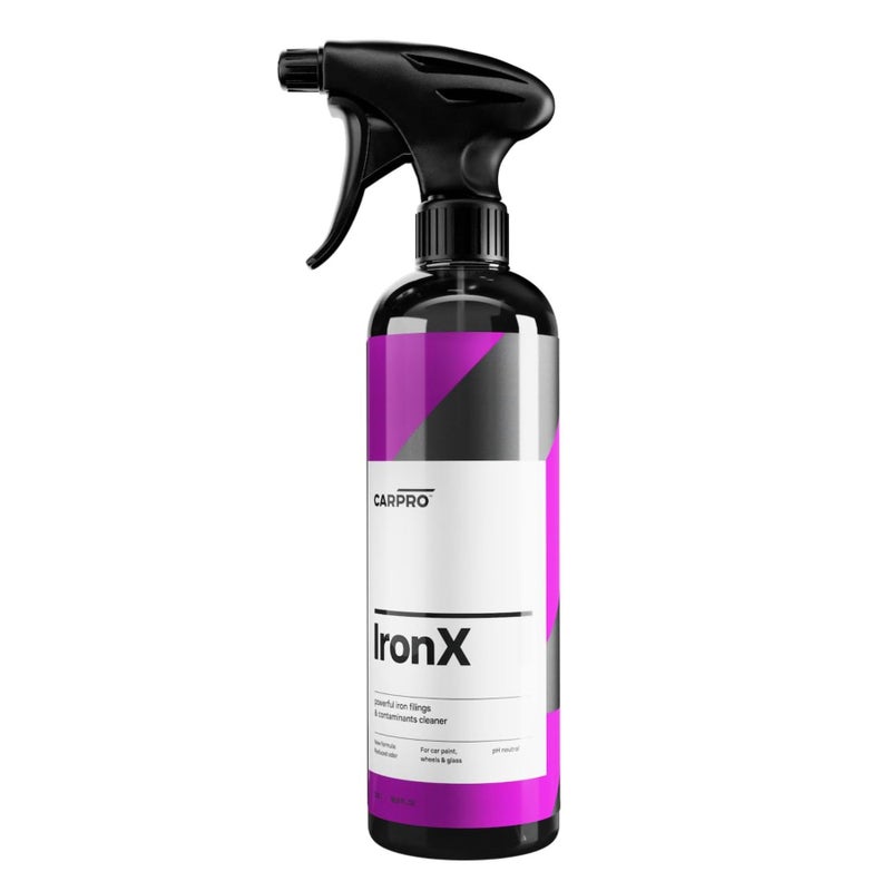 CARPRO IronX Iron Remover: Stops Rust Spots and Pre-Mature Failure of the Clear Coat, Iron Contaminant Removal - 500mL with Sprayer (17oz) - Image 1